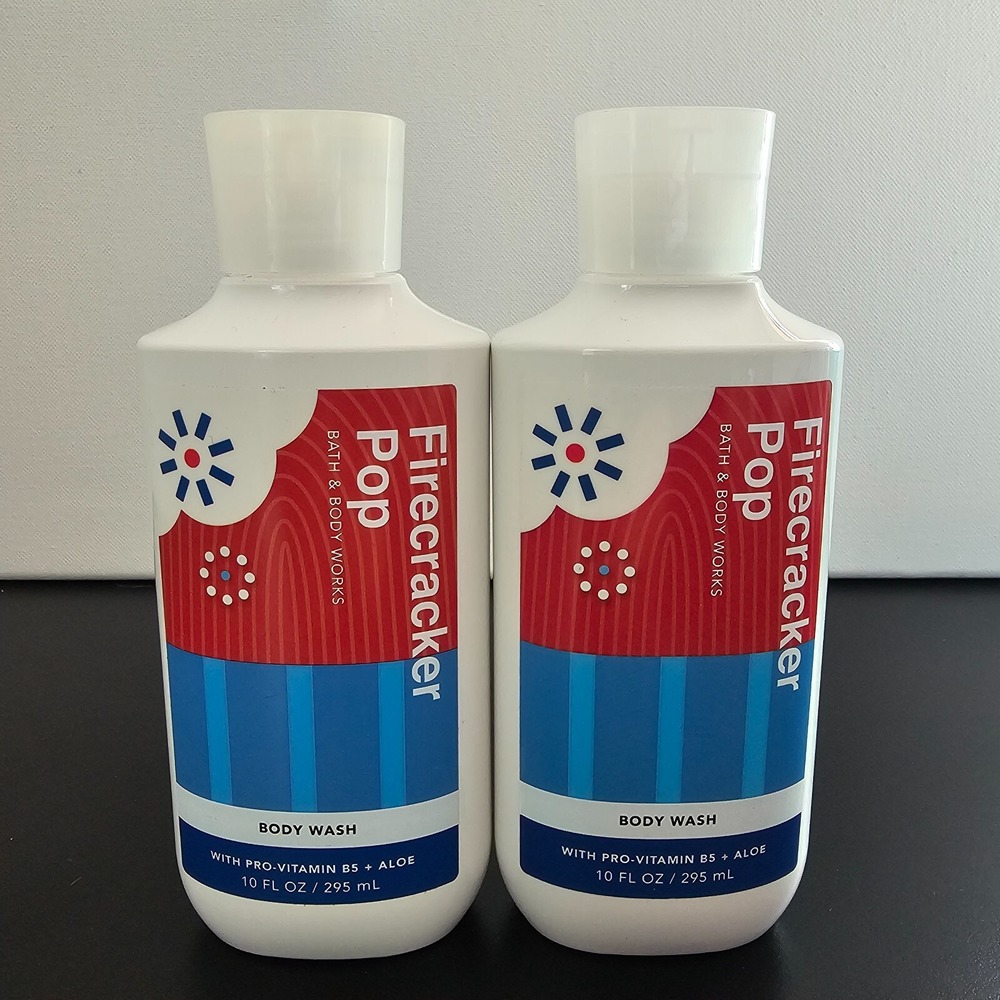 Bath & Body Works Firecracker Pop Body Wash 10oz | Unsealed Unused HTF